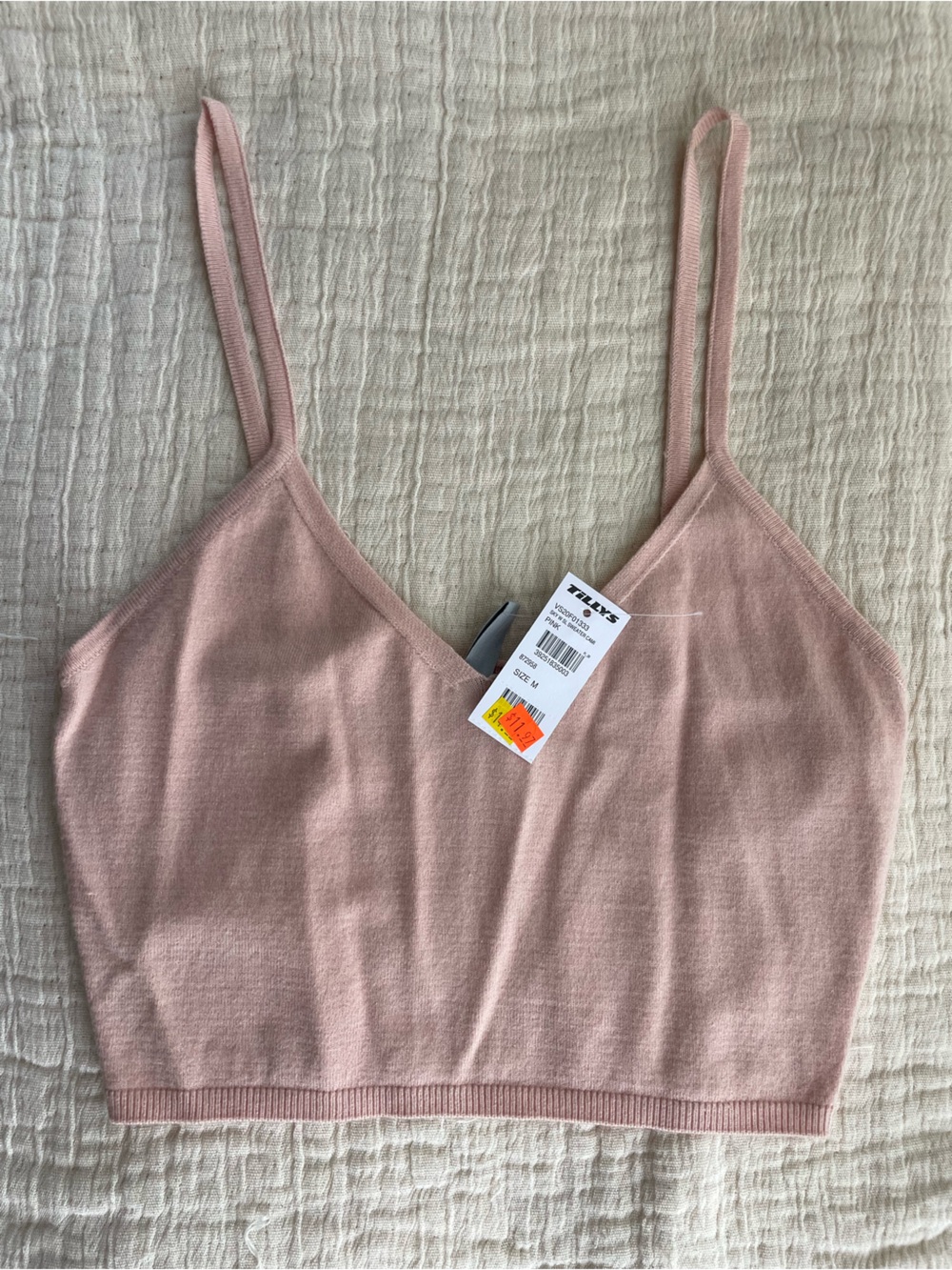 Ballet Pink Soft Camisole Crop Top 🩰
